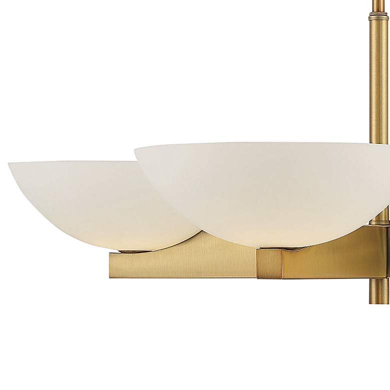 Image 2 Savoy House Fallon 30" Wide Warm Brass 4-Light Chandelier more views