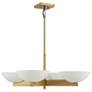 3_Savoy House Fallon 30" Wide Warm Brass 4-Light Chandelier more views