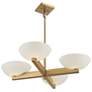5_Savoy House Fallon 30" Wide Warm Brass 4-Light Chandelier more views