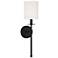 Savoy House Fiona 15 1/2"H Matte Black Light Wall Sconce