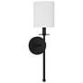3_Savoy House Fiona 15 1/2"H Matte Black Light Wall Sconce more views