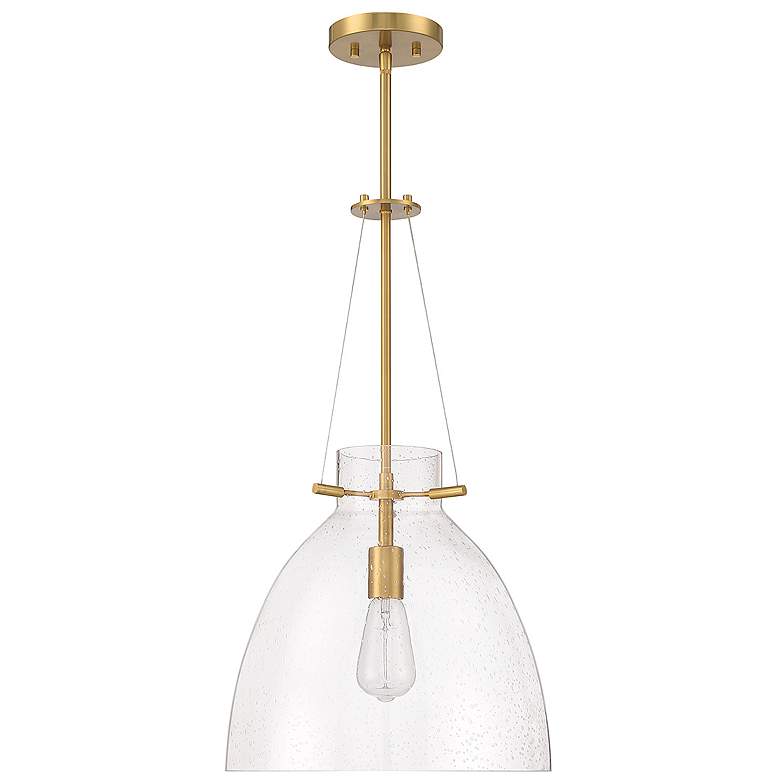 Image 2 Savoy House Foster 14" Wide Warm Brass Pendant Light more views