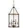 Savoy House Foxcroft 22" Wide Aged Brass Pendant Light