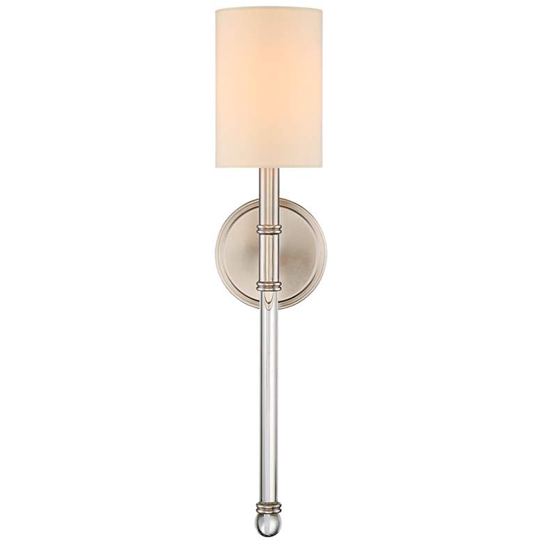 Image 2 Savoy House Fremont 21" High Satin Nickel Wall Sconce more views