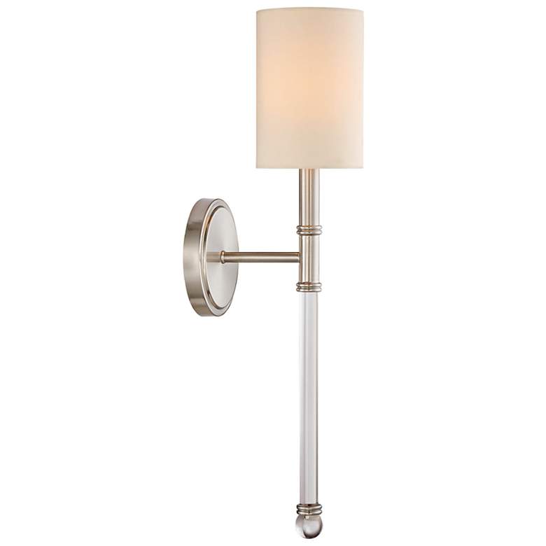 Image 3 Savoy House Fremont 21" High Satin Nickel Wall Sconce more views