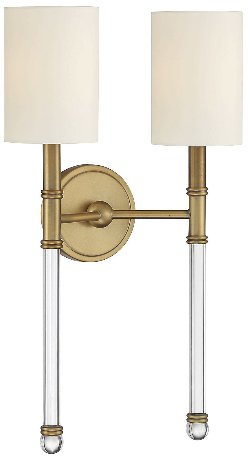 Image 4 Savoy House Fremont 21" High Warm Brass 2-Light Wall Sconce more views