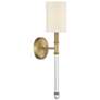 5_Savoy House Fremont 21" High Warm Brass Wall Sconce more views