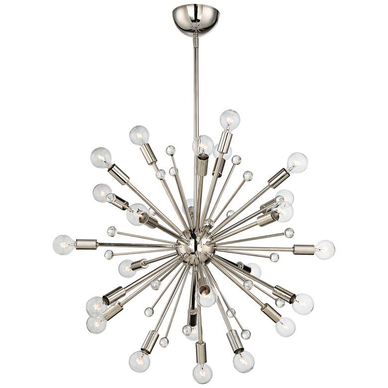 Image 3 Savoy House Galea 23 inchW Polished Nickel 24-Light Chandelier more views