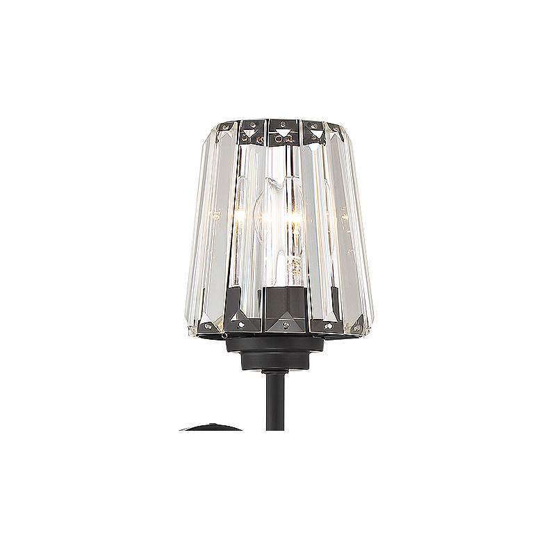 Image 2 Savoy House Garnet 20 1/2" High Matte Black Wall Sconce more views