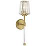 1_Savoy House Garnet 20 1/2" High Warm Brass Wall Sconce