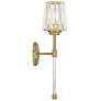 5_Savoy House Garnet 20 1/2" High Warm Brass Wall Sconce more views