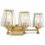 3_Savoy House Garnet 24" Wide Warm Brass 3-Light Bath Light more views