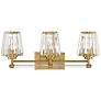 4_Savoy House Garnet 24" Wide Warm Brass 3-Light Bath Light more views