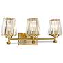 5_Savoy House Garnet 24" Wide Warm Brass 3-Light Bath Light more views
