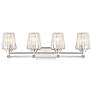 1_Savoy House Garnet 32"W Polished Nickel 4-Light Bath Light