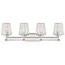 3_Savoy House Garnet 32"W Polished Nickel 4-Light Bath Light more views