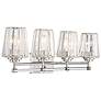 5_Savoy House Garnet 32"W Polished Nickel 4-Light Bath Light more views