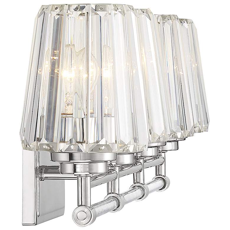 Image 6 Savoy House Garnet 32"W Polished Nickel 4-Light Bath Light more views