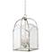 Savoy House Garrett 12"W Polished Nickel Foyer Mini Pendant