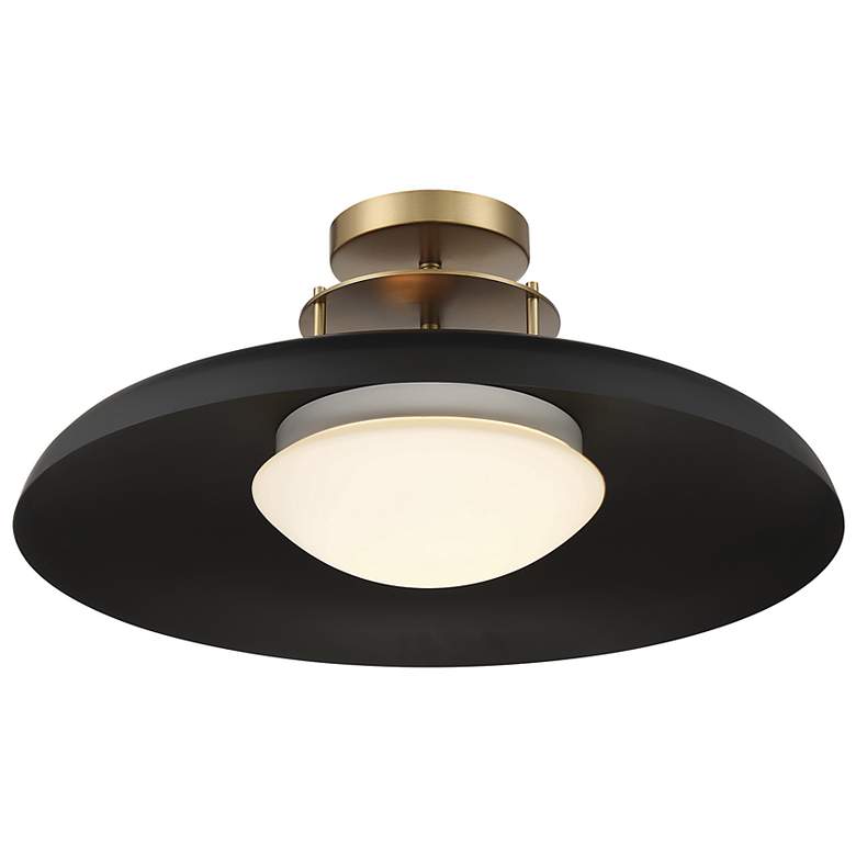 Image 4 Savoy House Gavin 20" Wide Matte Black Ceiling Light more views