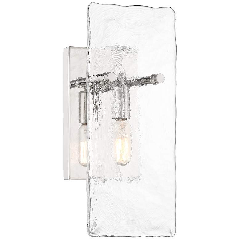 Image 1 Savoy House Genry 13" High Polished Nickel Wall Sconce