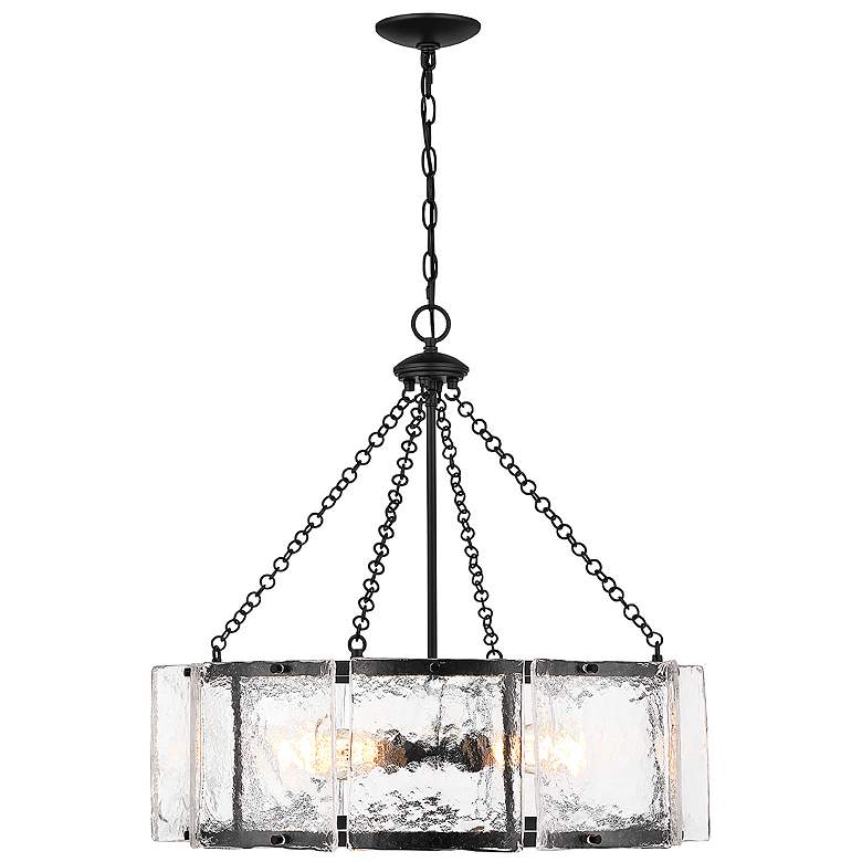 Image 1 Savoy House Genry 26" Wide Matte Black Pendant Light