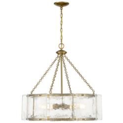 Savoy House Genry 26" Wide Warm Brass 5-Light Pendant