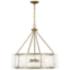 Savoy House Genry 26" Wide Warm Brass 5-Light Pendant