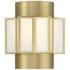 Savoy House Gideon 11" High Warm Brass 2-Light Wall Sconce
