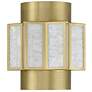 2_Savoy House Gideon 11" High Warm Brass 2-Light Wall Sconce more views