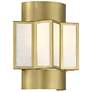 4_Savoy House Gideon 11" High Warm Brass 2-Light Wall Sconce more views