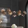 1_Savoy House Giselle 48" Wide 10-Light Linear Flower Petal Chandelier