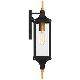 Image5 of Savoy House Glendale 20 1/2" High Black Outdoor Wall Light more views