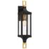 Savoy House Glendale 24 1/2" High Black Outdoor Wall Light