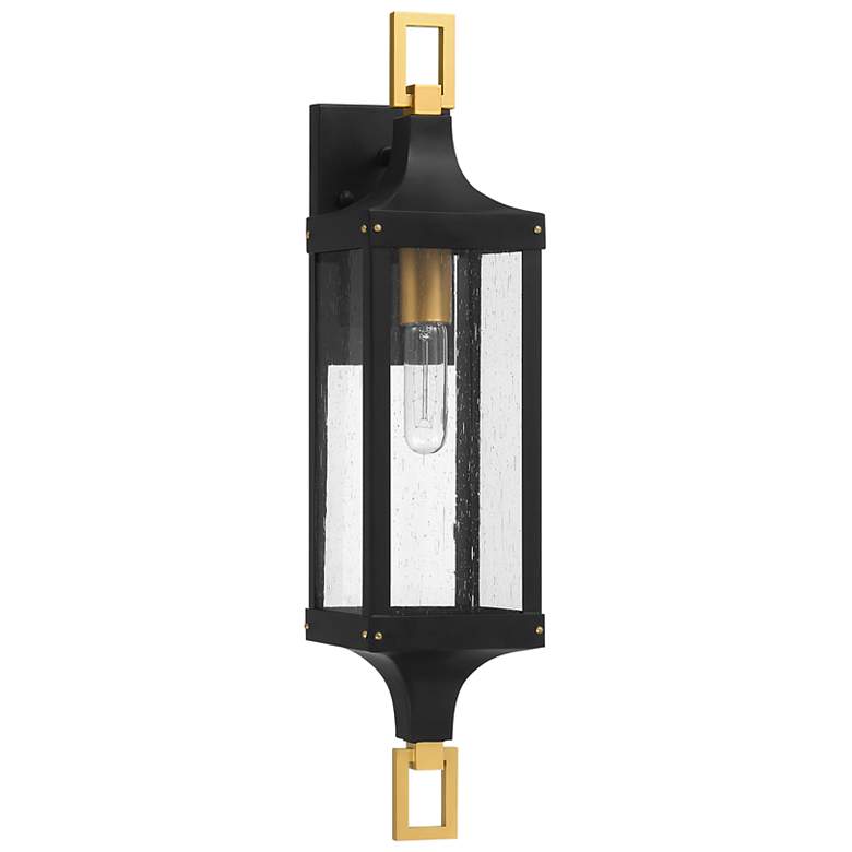 Image 2 Savoy House Glendale 24 1/2" High Black Outdoor Wall Light more views