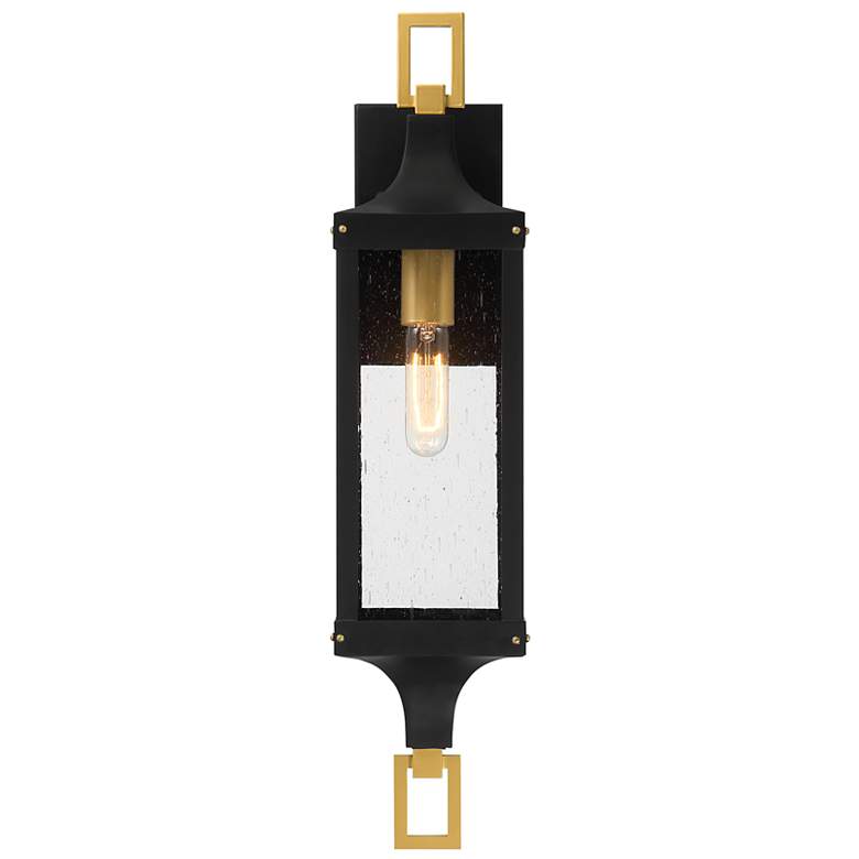 Image 3 Savoy House Glendale 24 1/2" High Black Outdoor Wall Light more views