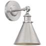Thumbnail2 of Savoy House Glenn 12" High Satin Nickel Wall Sconce more views