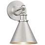 Thumbnail3 of Savoy House Glenn 12" High Satin Nickel Wall Sconce more views