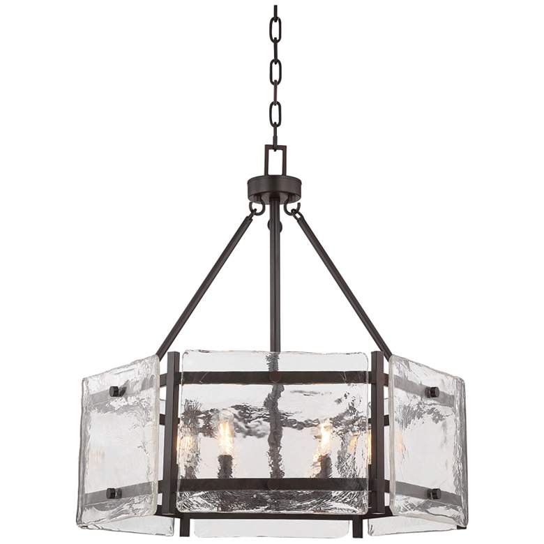 Image 2 Savoy House Glenwood 27" Wide English Bronze Pendant Light