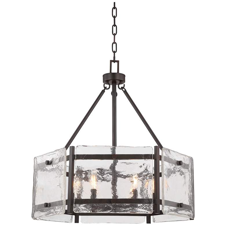 Image 2 Savoy House Glenwood 27 inch Wide English Bronze Pendant Light