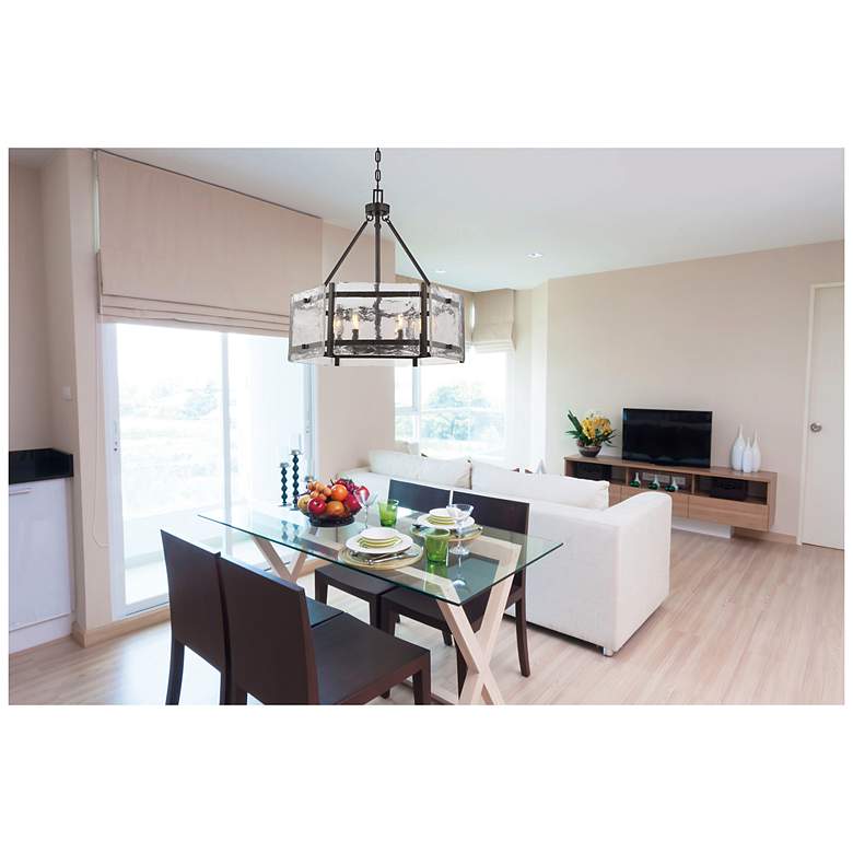 Image 3 Savoy House Glenwood 27" Wide English Bronze Pendant Light more views
