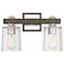 Savoy House Halifax 15" Wide Satin Nickel 2-Light Bath Light