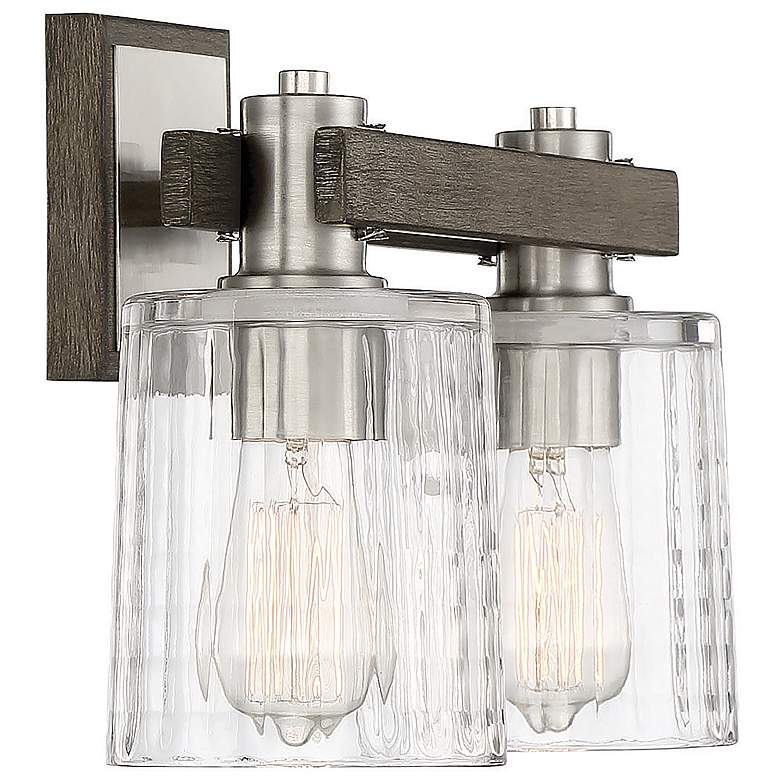 Image 4 Savoy House Halifax 15" Wide Satin Nickel 2-Light Bath Light more views