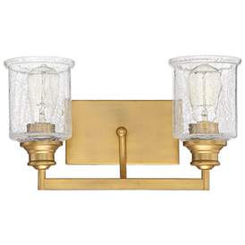 Image2 of Savoy House Hampton 16" Wide 2-Light Warm Brass Bath Light more views
