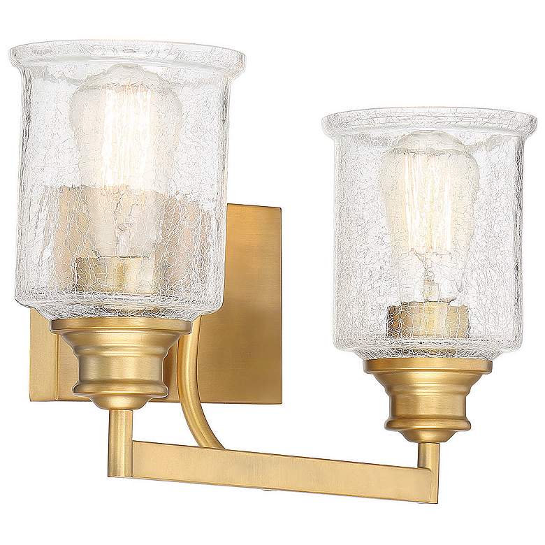 Image 4 Savoy House Hampton 16" Wide 2-Light Warm Brass Bath Light more views