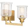 Thumbnail4 of Savoy House Hampton 16" Wide 2-Light Warm Brass Bath Light more views