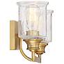 Savoy House Hampton 16" Wide 2-Light Warm Brass Bath Light