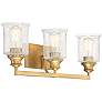 5_Savoy House Hampton 24" Wide Warm Brass 3-Light Bath Light more views