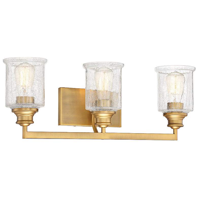 Image 6 Savoy House Hampton 24" Wide Warm Brass 3-Light Bath Light more views