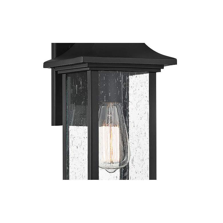 Image 2 Savoy House Hancock 17.25" High Matte Black 1-Light Outdoor Wall Light more views